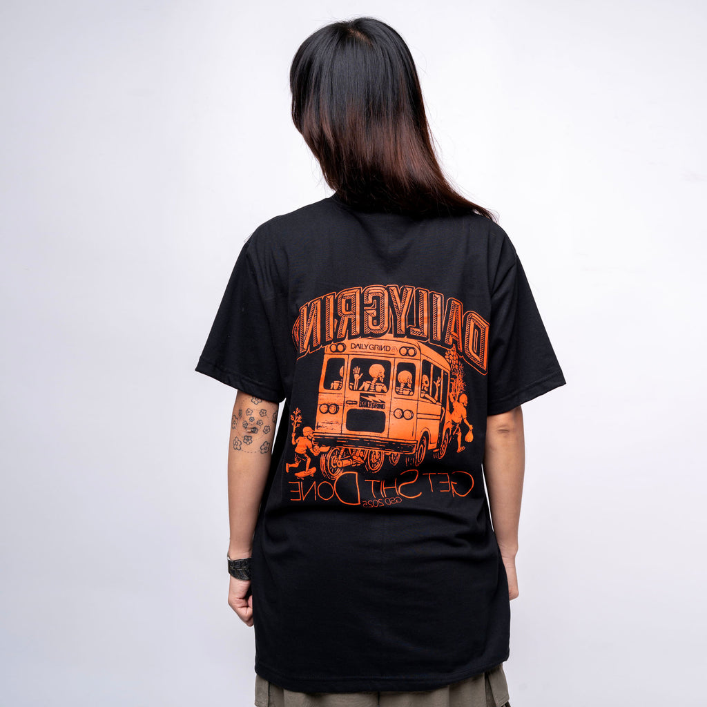 DAILY GRIND GRAVE SHIFT TSHIRT BLACK