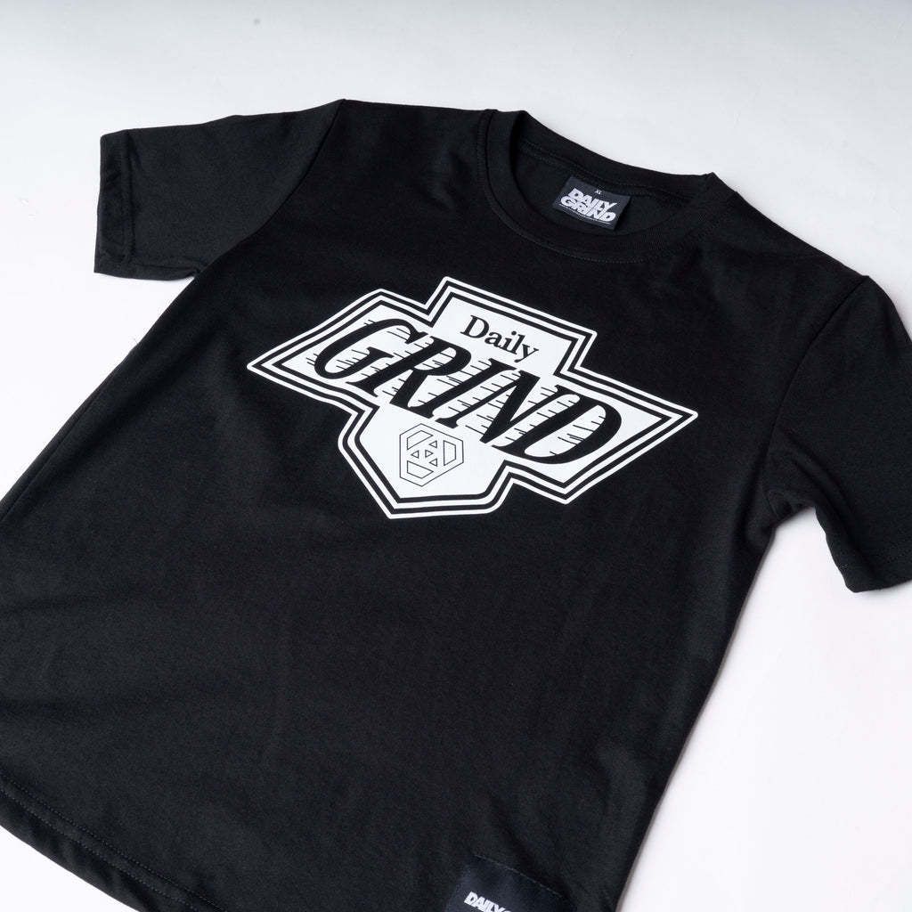 DAILY GRIND KIDS KINGS TSHIRT FOR KIDS BLACK