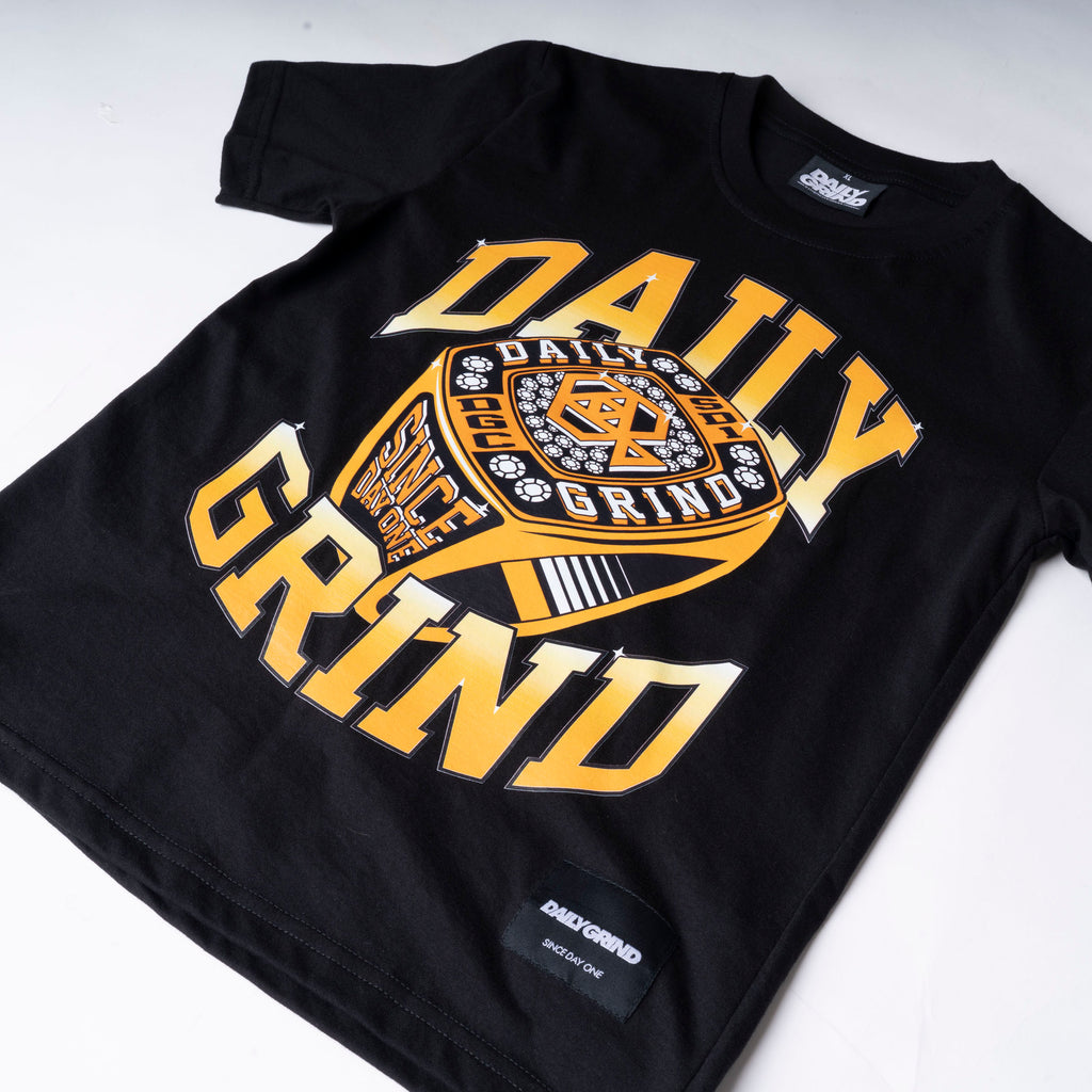 DAILY GRIND KIDS LEGACY TSHIRT FOR KIDS BLACK