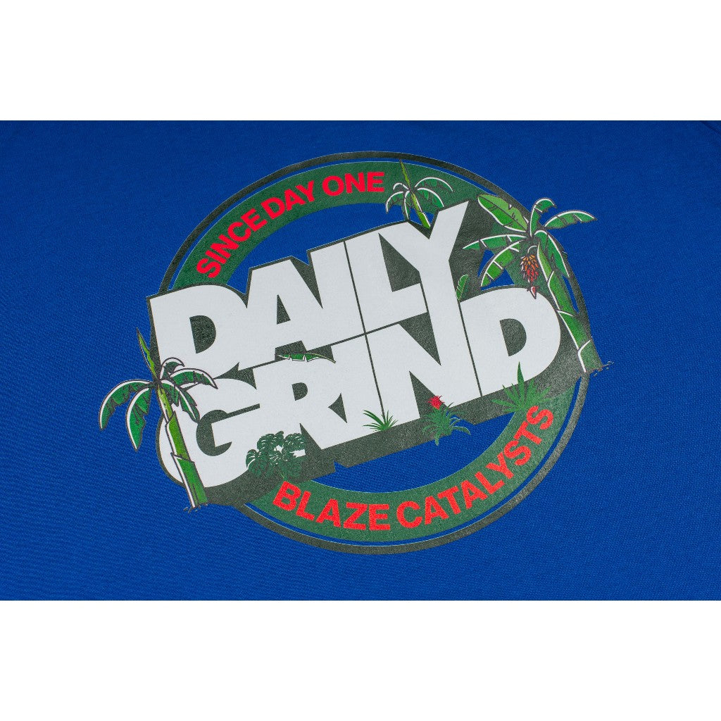 DAILY GRIND TROPICAL CANOPY TSHIRT ROYAL BLUE