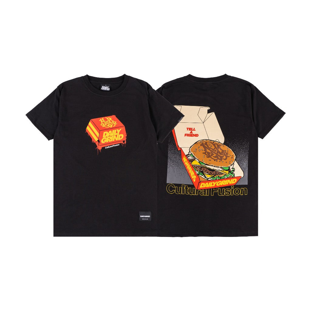 HGHMNDS X DAILYGRIND TASTE TEMPTATION TSHIRT BLACK