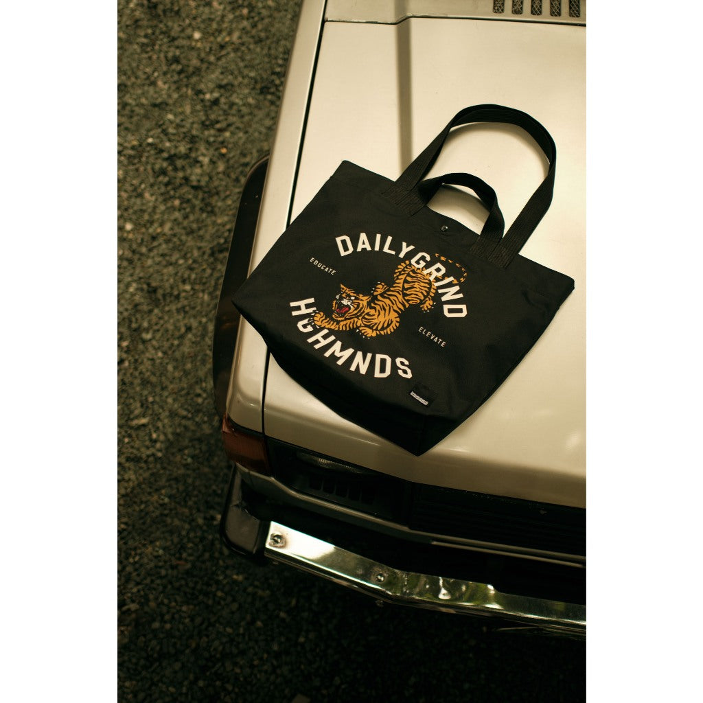 HGHMNDS X DAILYGRIND STEADFAST TOTE BAG BLACK