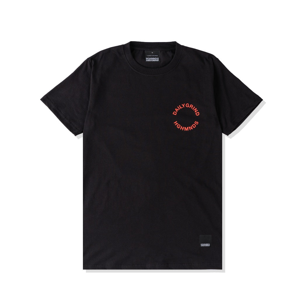 HGHMNDS X DAILYGRIND ROOTS & BONDS TSHIRT BLACK