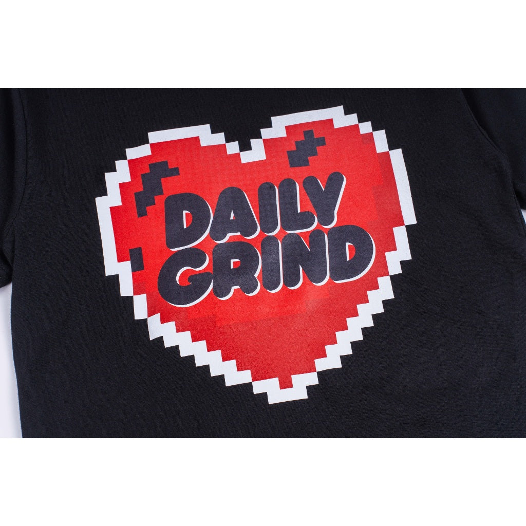 DAILY GRIND KIDS AFFECTION TSHIRT FOR KIDS BLACK