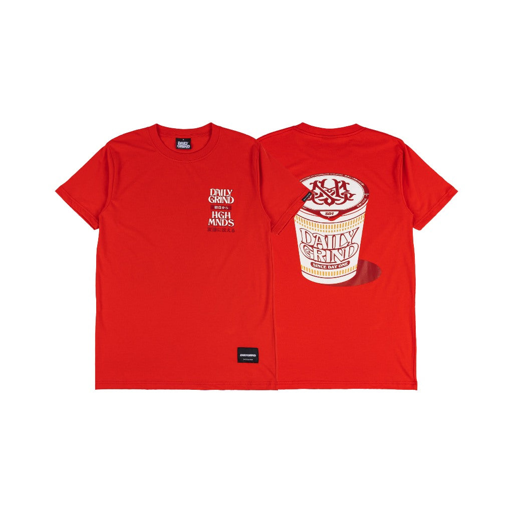 HGHMNDS X DAILYGRIND FLAVOR FOCUS TSHIRT RED