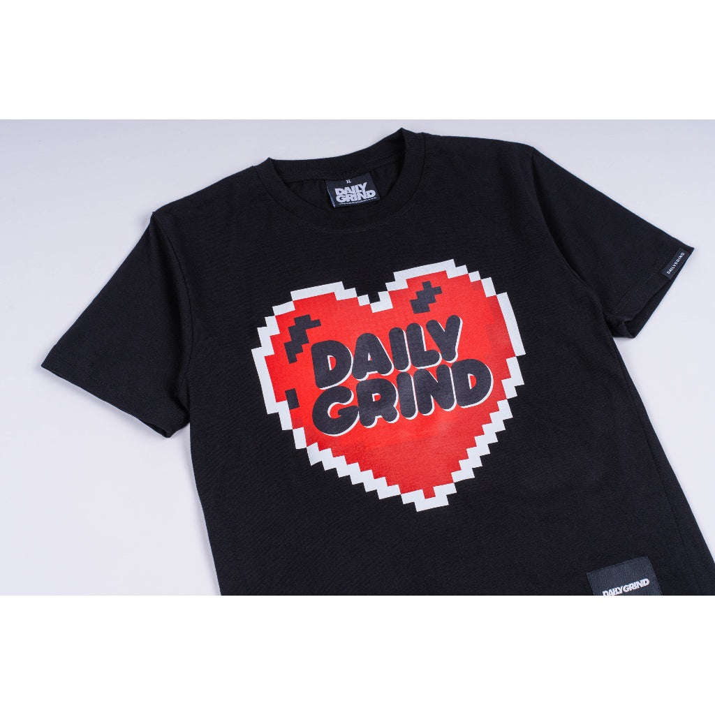 DAILY GRIND KIDS AFFECTION TSHIRT FOR KIDS BLACK