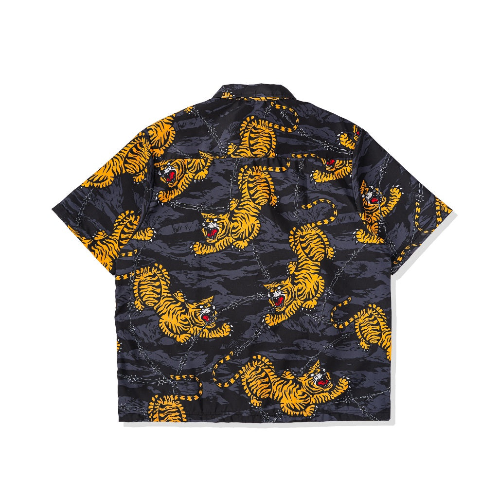 HGHMNDS X DAILYGRIND STEADFAST POLO BLACK/YELLOW