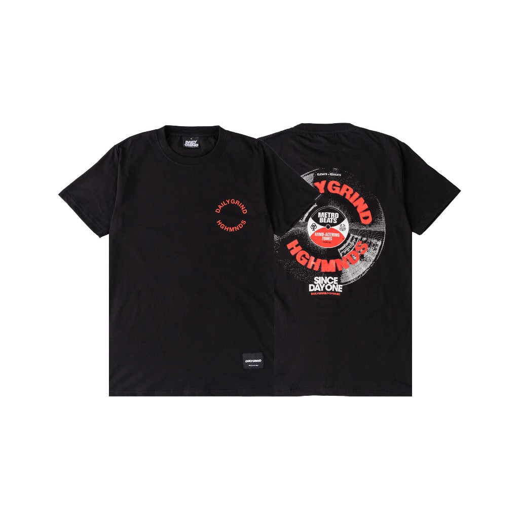 HGHMNDS X DAILYGRIND ROOTS & BONDS TSHIRT BLACK