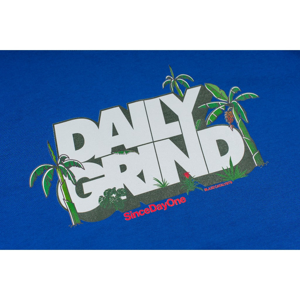 DAILY GRIND BANANA GROVE TSHIRT ROYAL BLUE