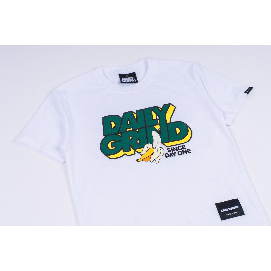 DAILY GRIND KIDS PEEL GOOD 3D TSHIRT FOR KIDS WHITE