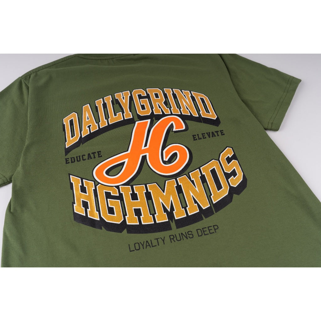 HGHMNDS X DAILYGRIND UNFALTERING TSHIRT FATIGUE