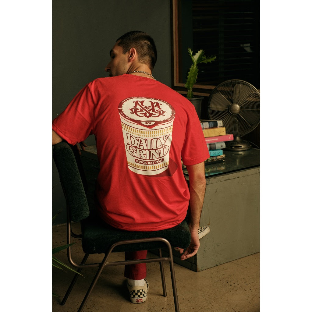 HGHMNDS X DAILYGRIND FLAVOR FOCUS TSHIRT RED