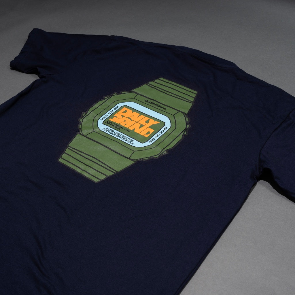 DAILY GRIND 1981 TSHIRT NAVY BLUE