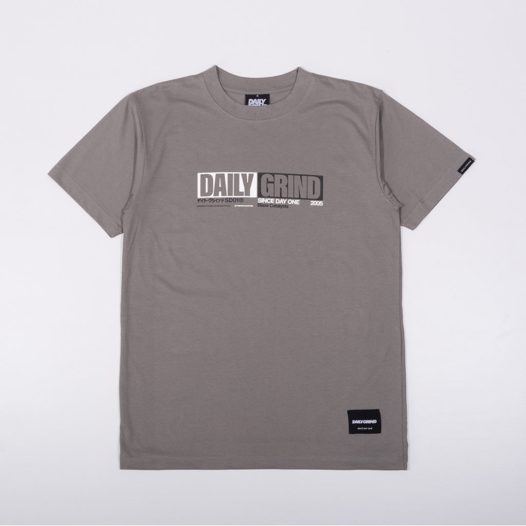 DAILY GRIND BLAZE LAYER TSHIRT GRAY