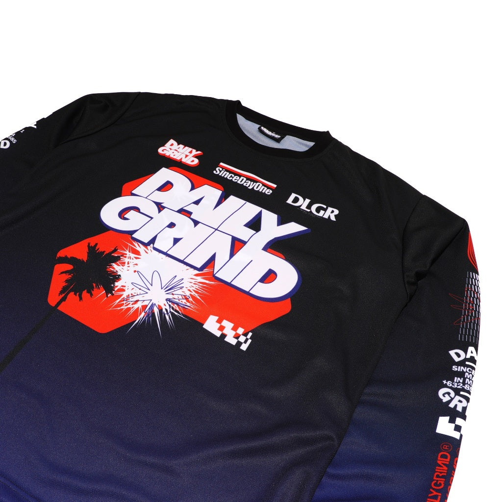 DAILY GRIND GOLDEN HEX JERSEY LONGSLEEVES BLACK