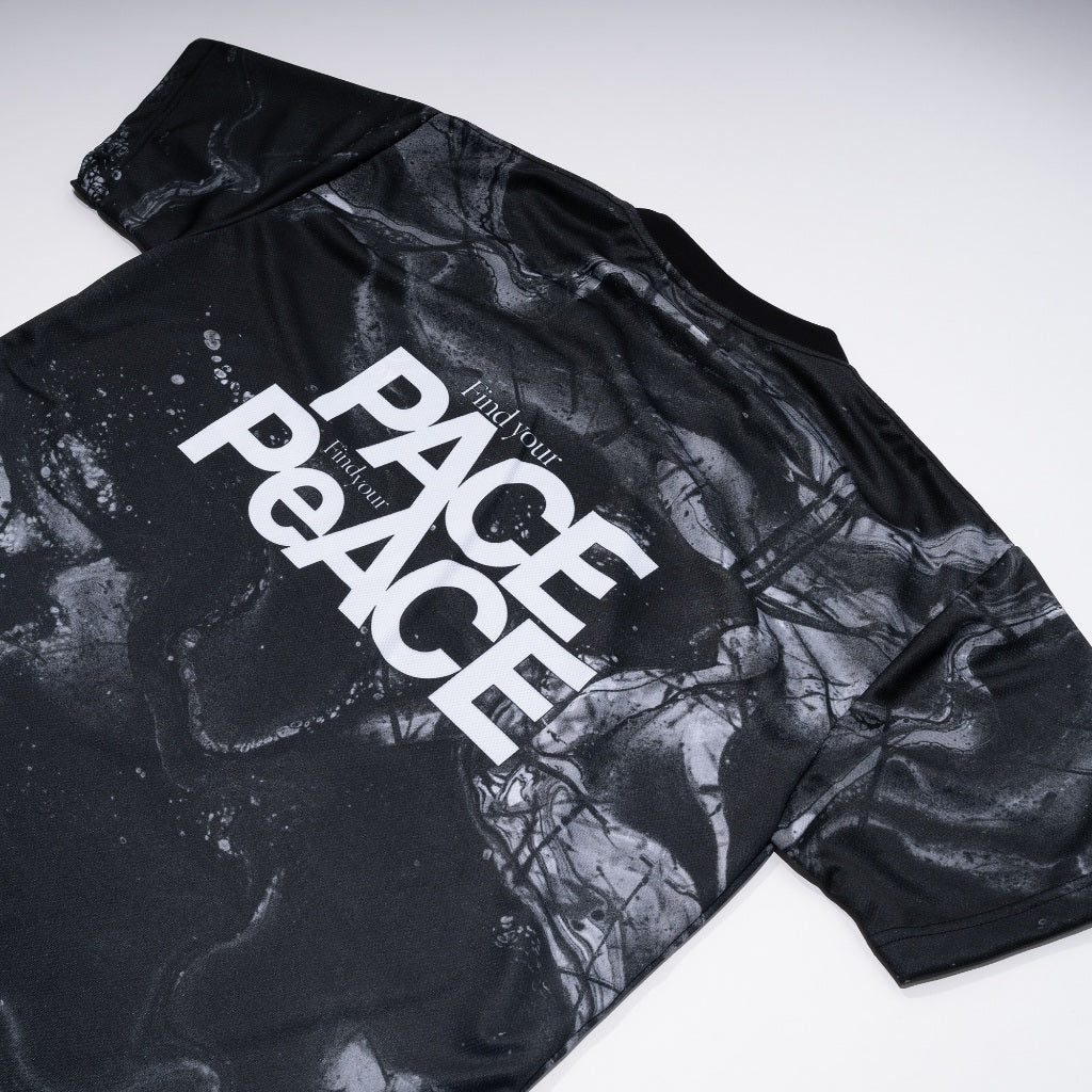 DAILY GRIND DYNAMICS FIND YOUR PACE STONE WAVE JERSEY BLACK