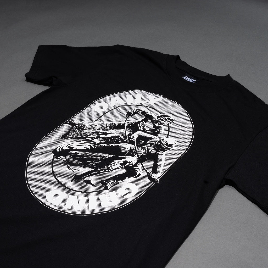 DAILY GRIND YES TSHIRT BLACK