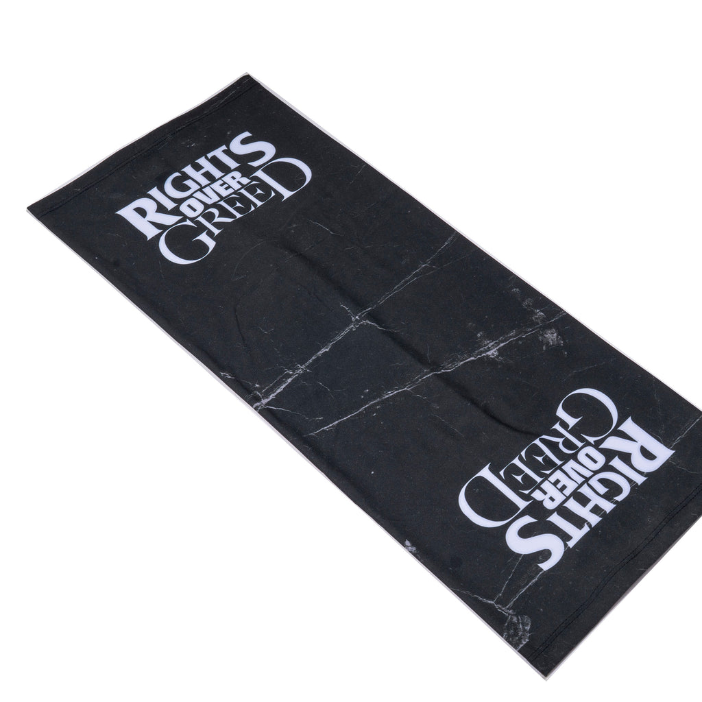 DAILY GRIND RIGHTS OVER GREED TUBE MASK BLACK