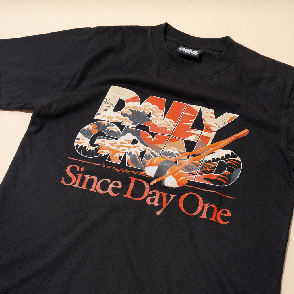 DAILY GRIND RAW DEAL TSHIRT BLACK