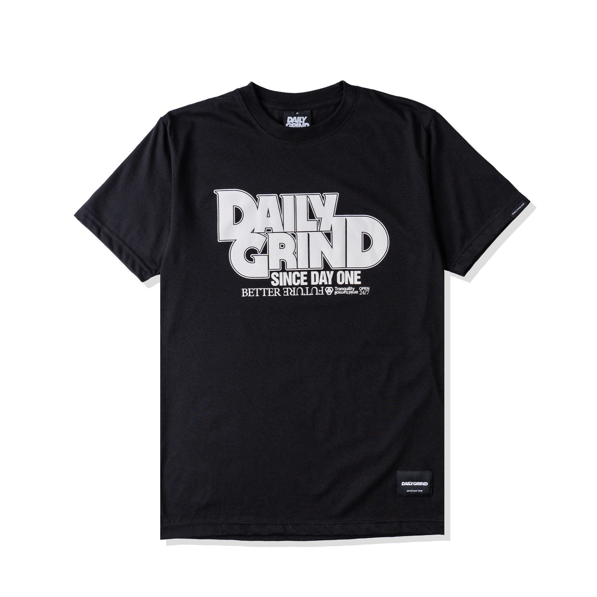 DAILY GRIND TRANQUILITY TSHIRT BLACK | Daily Grind Store PH