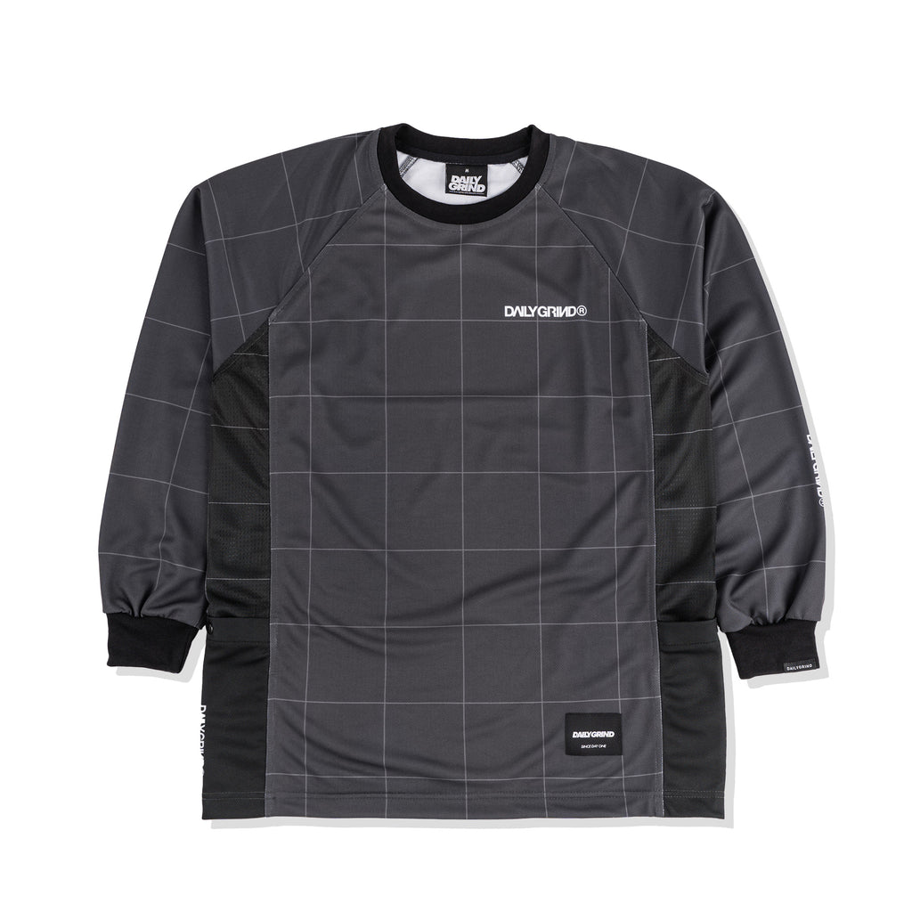 DAILY GRIND GRIDSCAPE JERSEY LONGSLEEVES BLACK