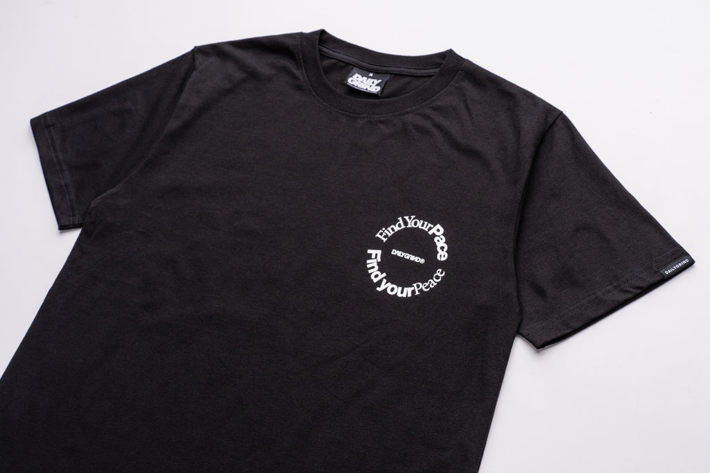 DAILY GRIND FIND YOUR PACE TSHIRT BLACK