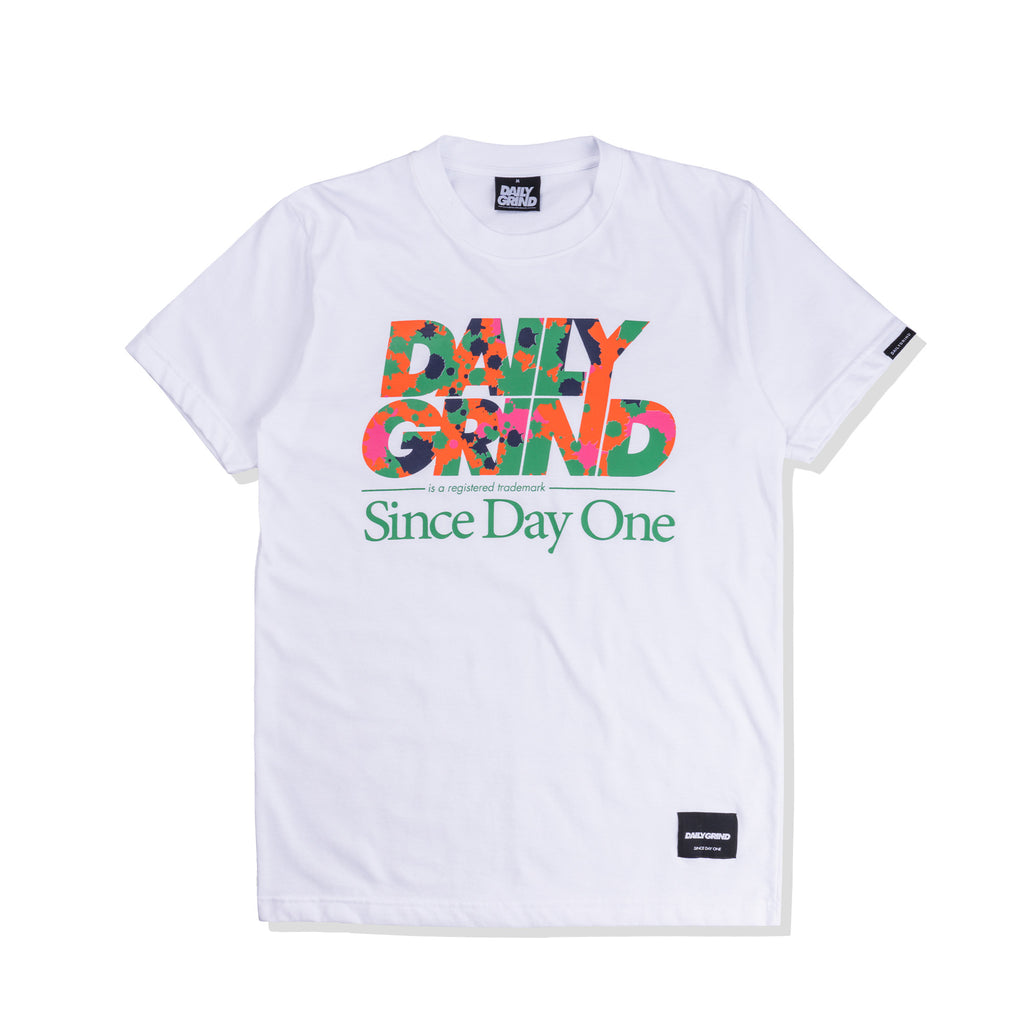 DAILY GRIND MAIN COVER TSHIRT WHITE