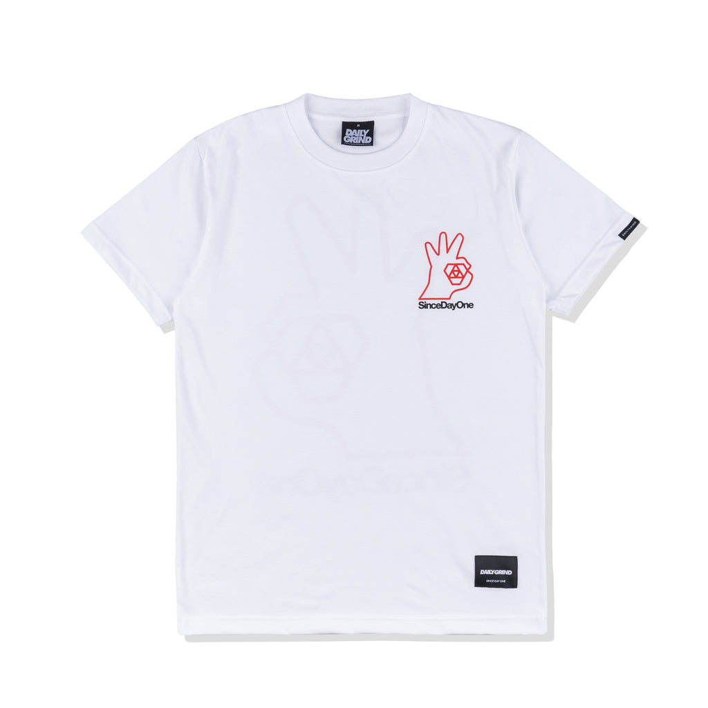 DAILY GRIND DG OK TSHIRT WHITE