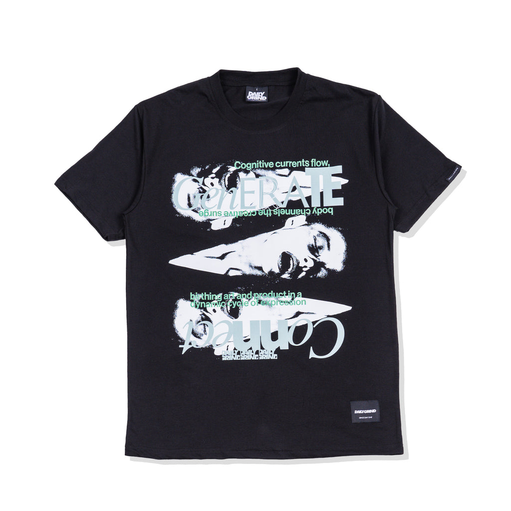 DAILY GRIND GENERATE TSHIRT BLACK