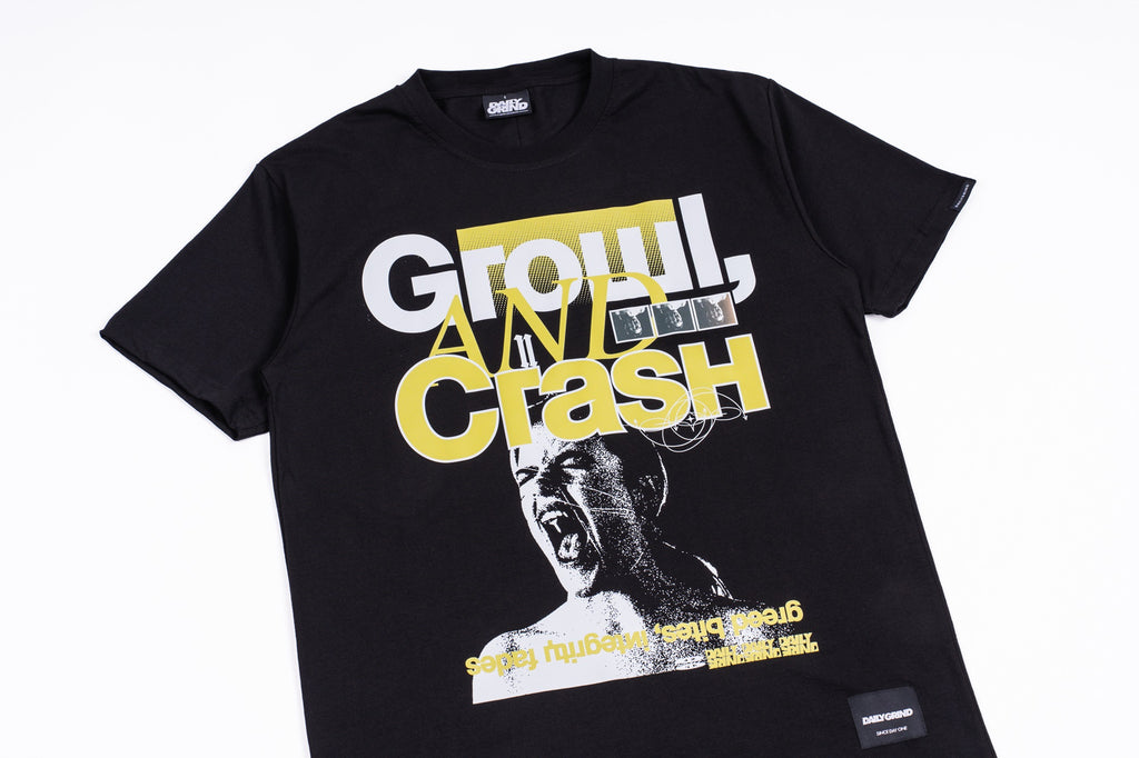 DAILY GRIND GROWL TSHIRT BLACK