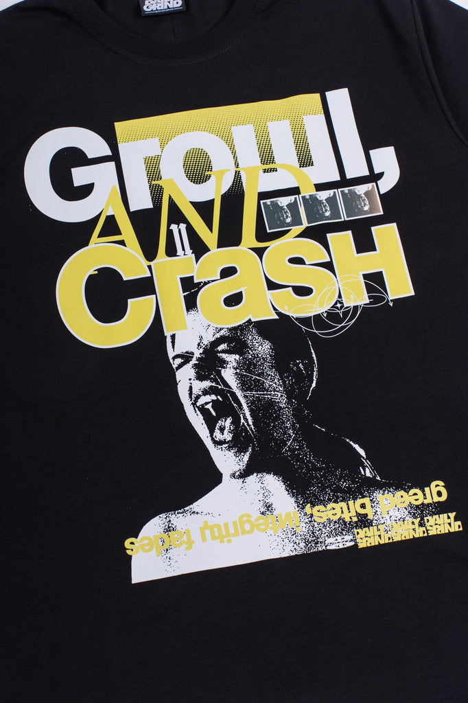 DAILY GRIND GROWL TSHIRT BLACK