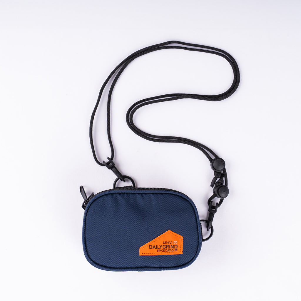 DAILY GRIND CARRIER SLING POUCH NAVY BLUE