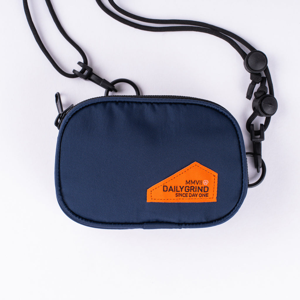 DAILY GRIND CARRIER SLING POUCH NAVY BLUE