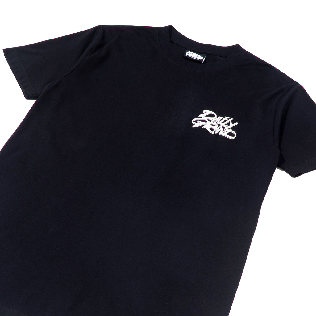 DAILY GRIND SWEEPER TSHIRT BLACK