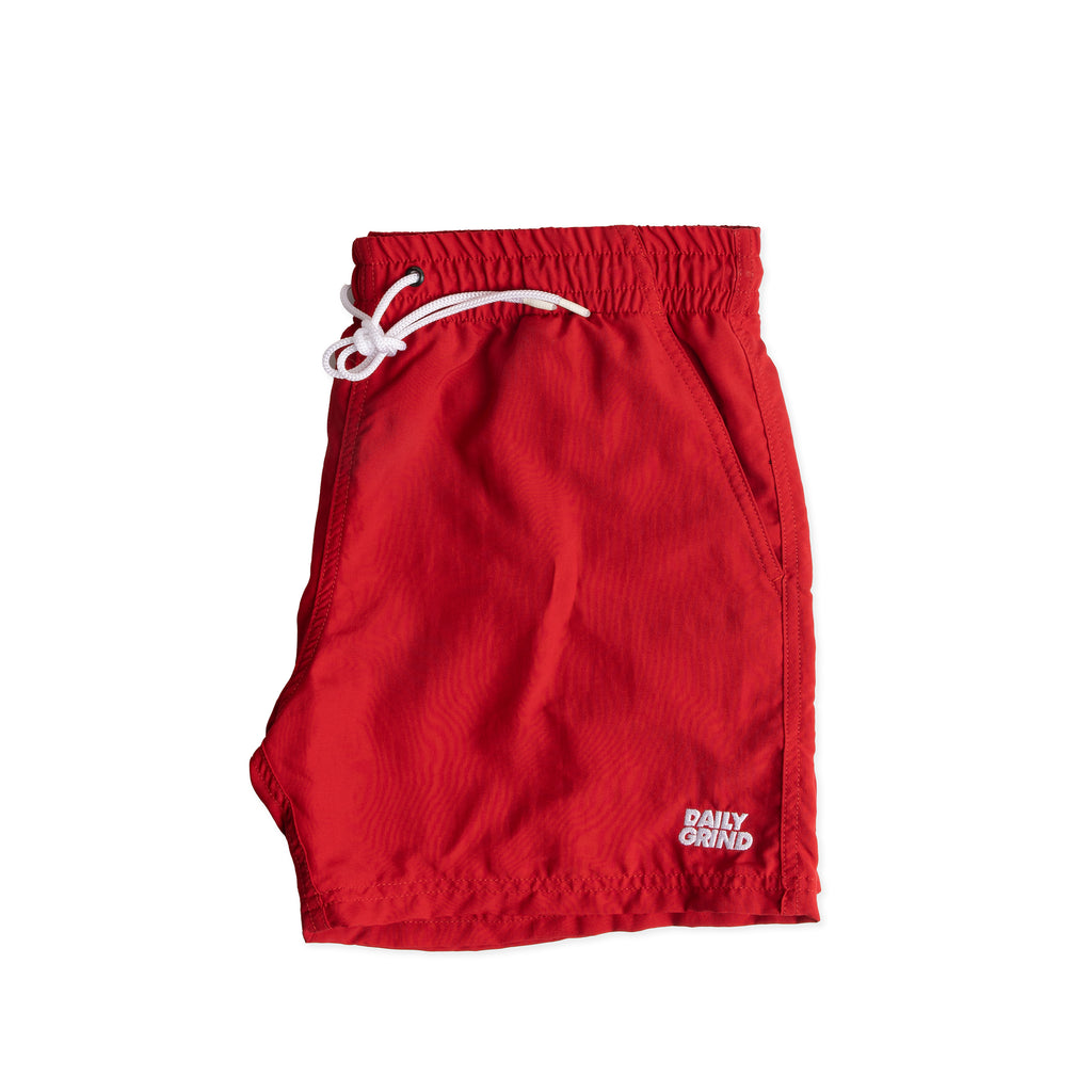DAILY GRIND PLUNGE SHORTS RED