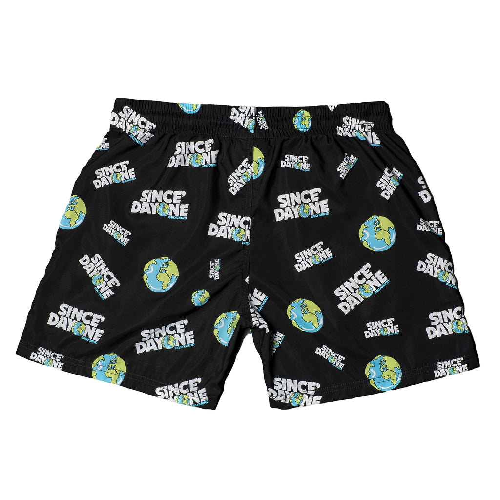 DAILY GRIND OUR WORLD SHORTS BLACK