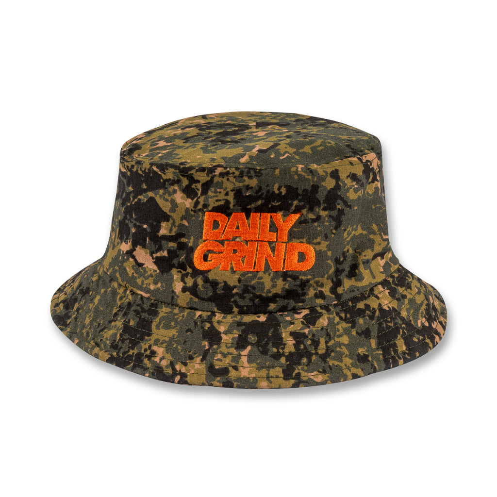 DAILY GRIND REVERSIBLE BUCKET HAT 2 CAMOU 1