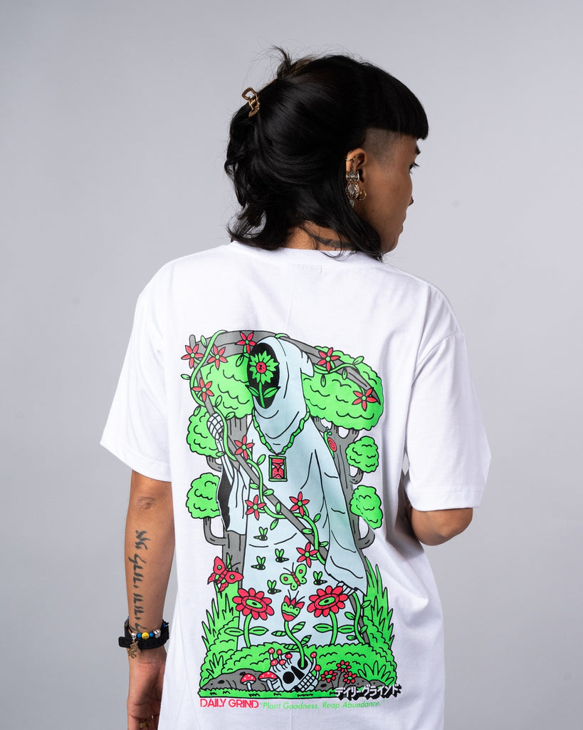 DAILY GRIND PLANT GOODNESS TSHIRT WHITE
