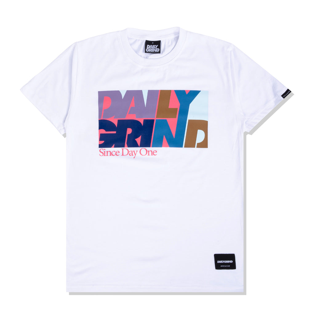 DAILY GRIND SECTION TSHIRT WHITE
