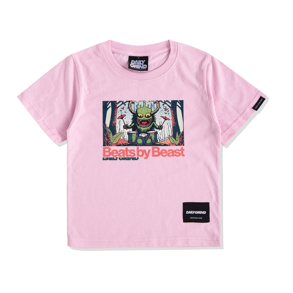 DAILY GRIND KIDS GROVE TSHIRT FOR KIDS PINK
