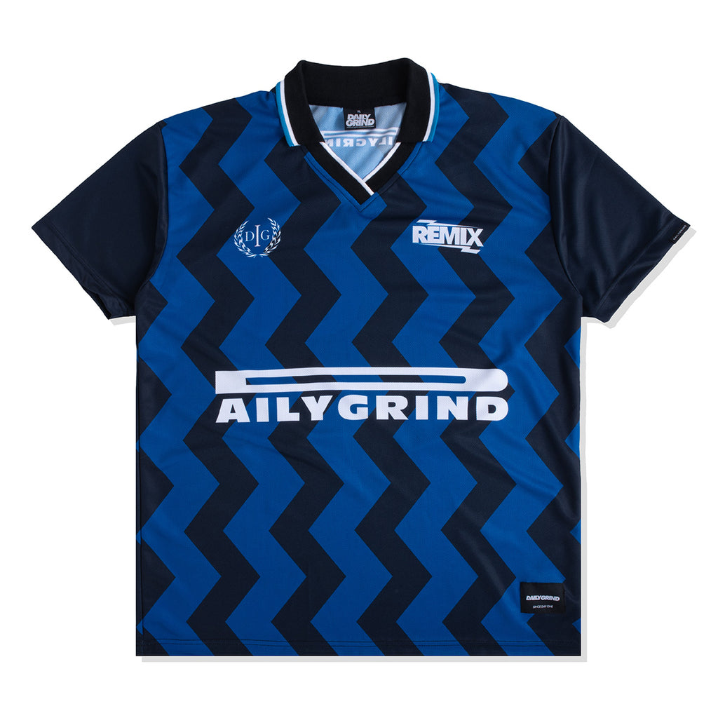 DAILY GRIND INTER ONE JERSEY POLO BLUE