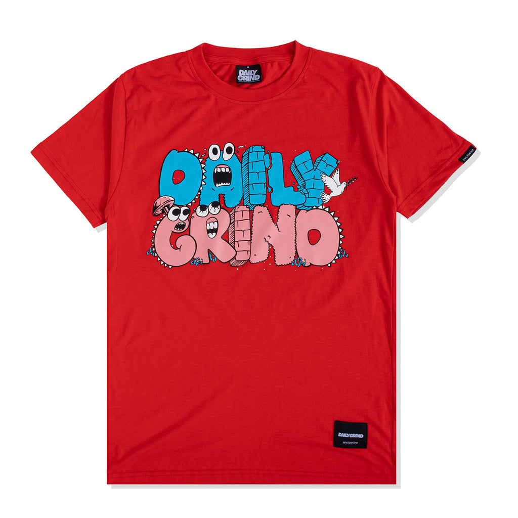 DAILY GRIND SCAT TSHIRT RED