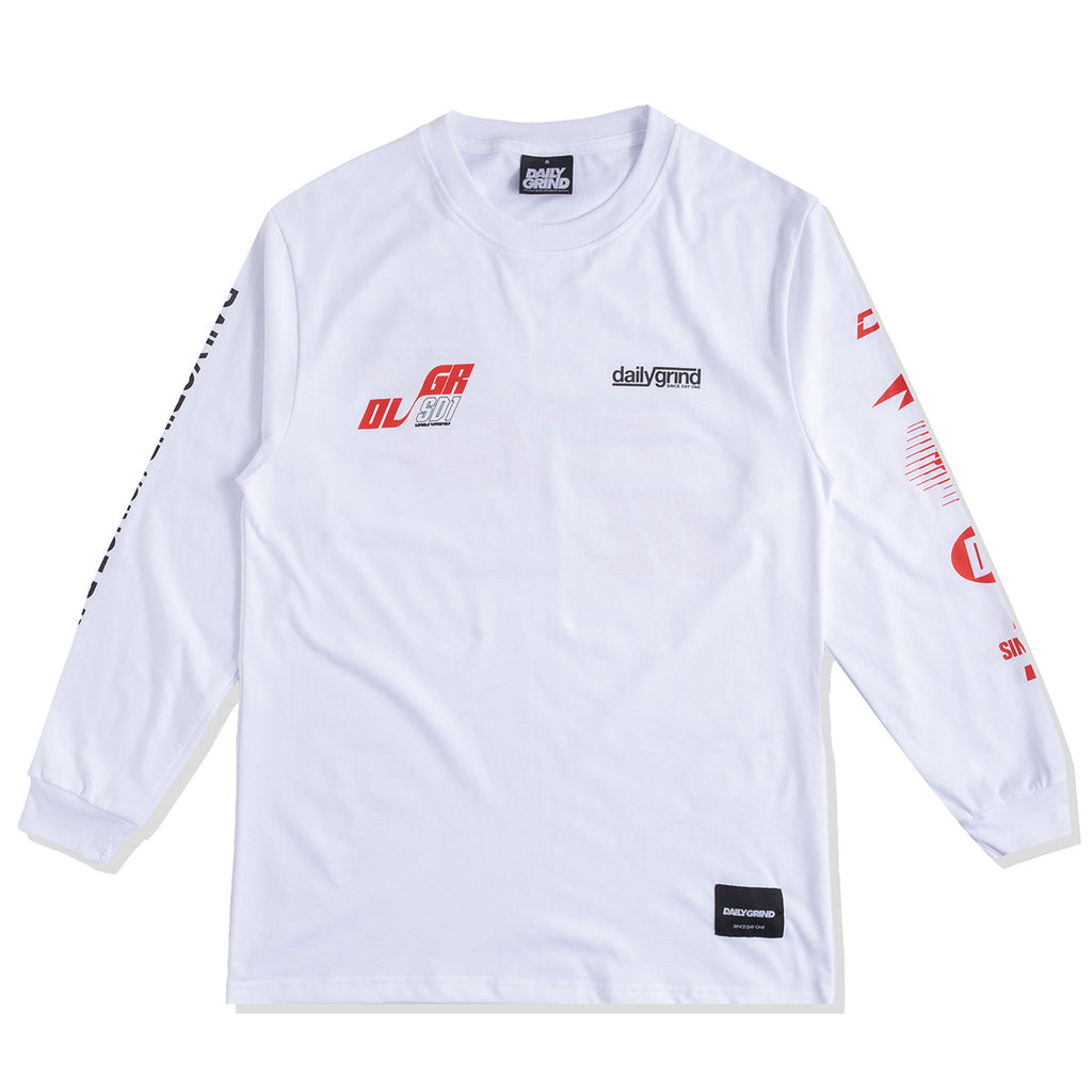 DAILY GRIND GRAND LONGSLEEVES WHITE