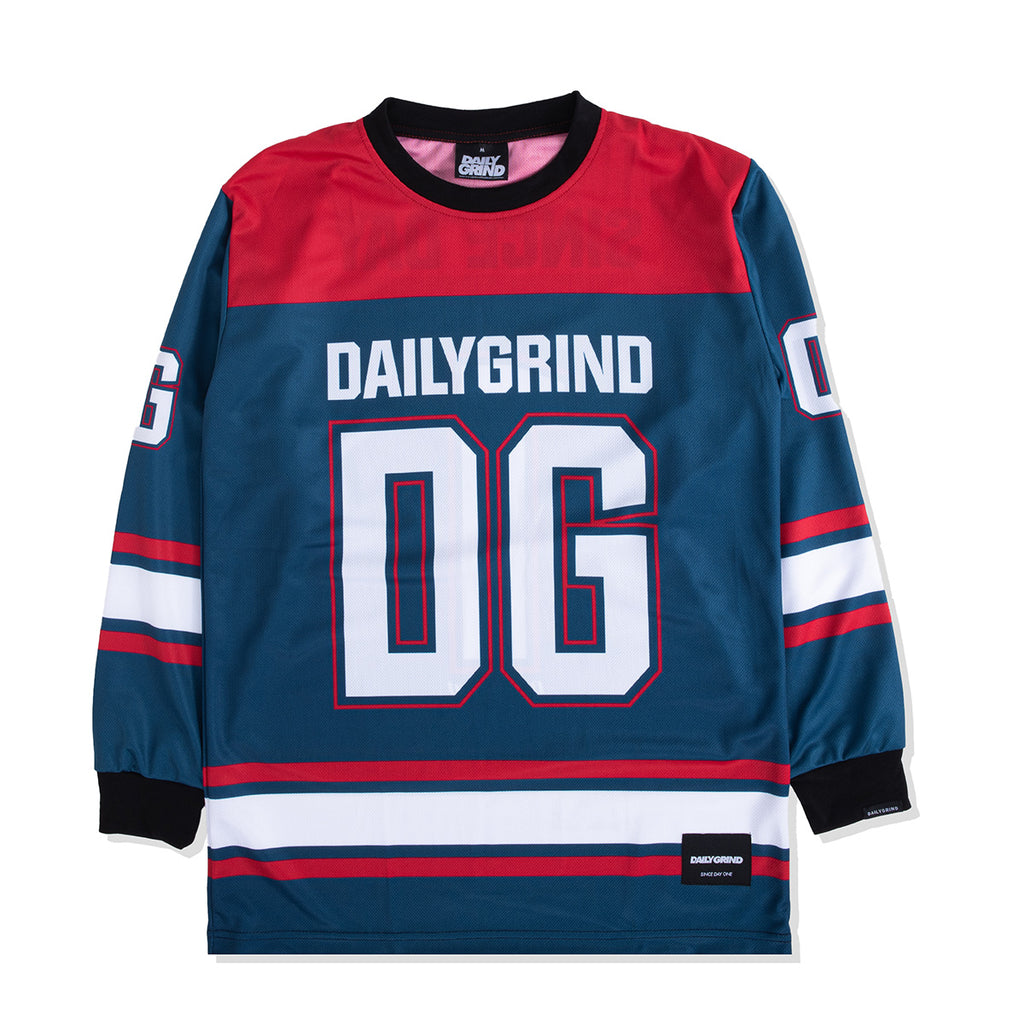 DAILY GRIND URBAN ROVER JERSEY LONGSLEEVES NAVY BLUE