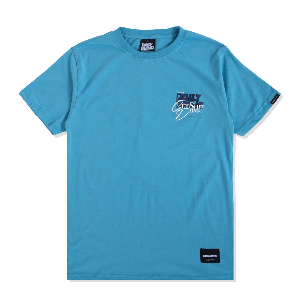 DAILY GRIND GSD TSHIRT BLUE