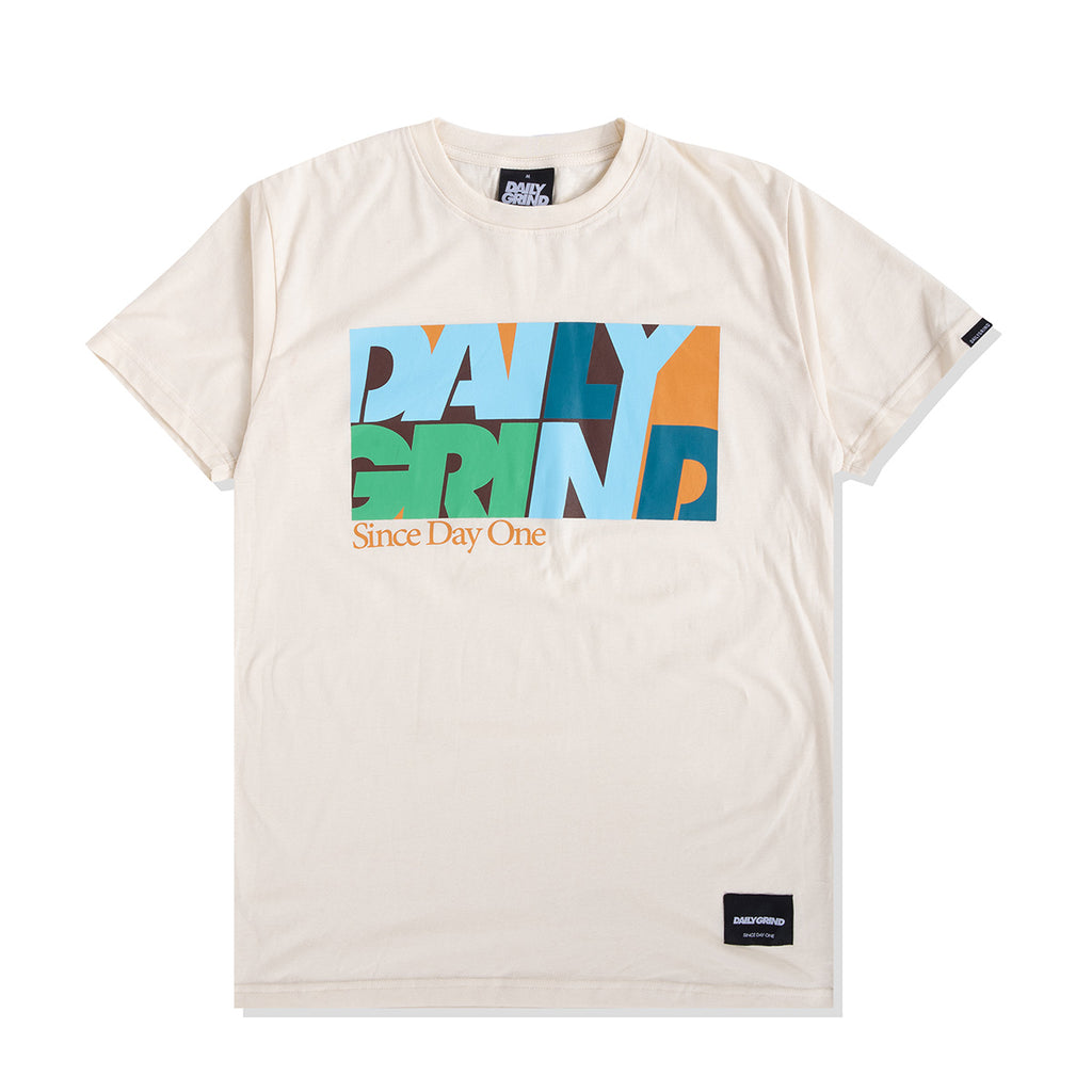 DAILY GRIND SECTION TSHIRT CREAM