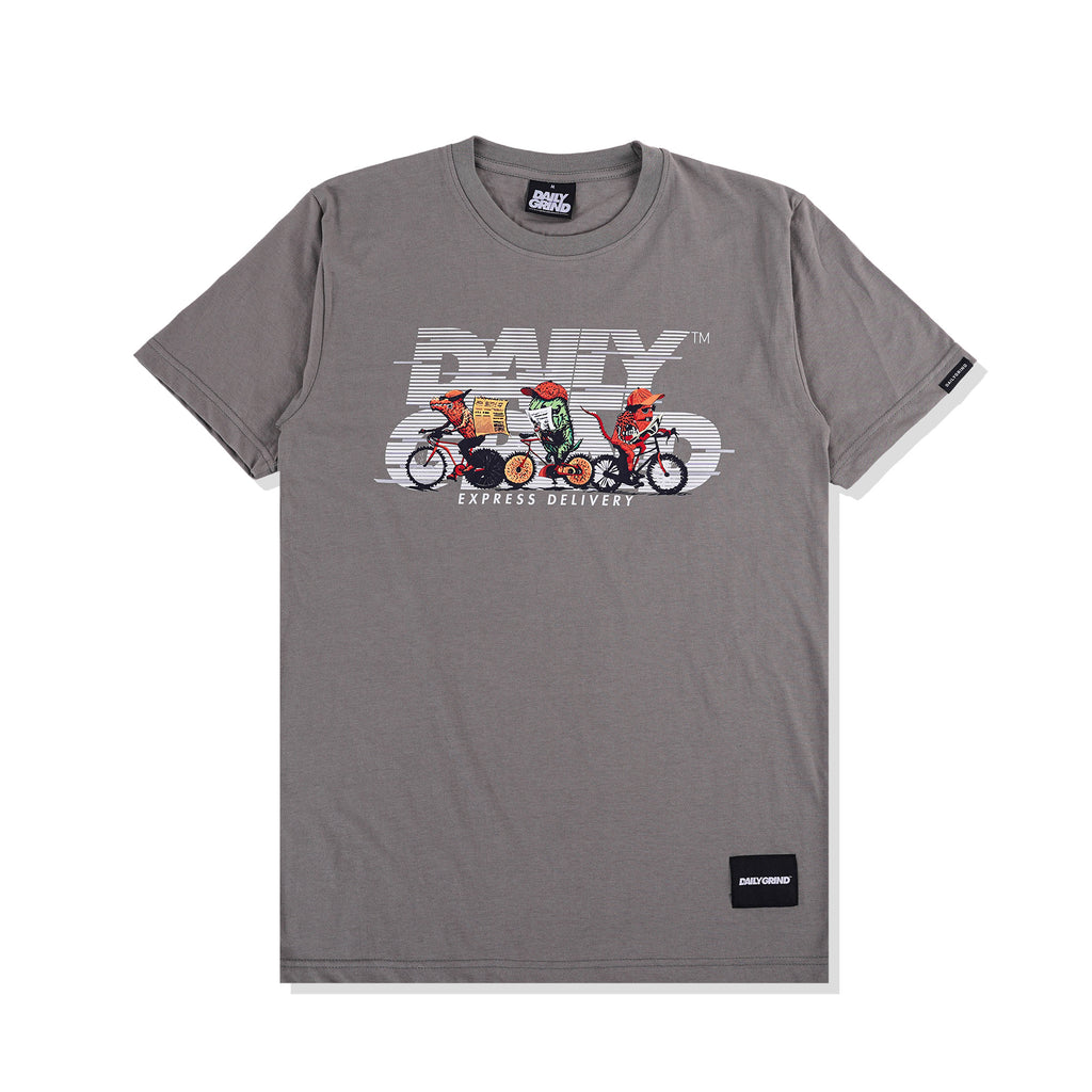 DAILY GRIND PEDAL TSHIRT GRAY