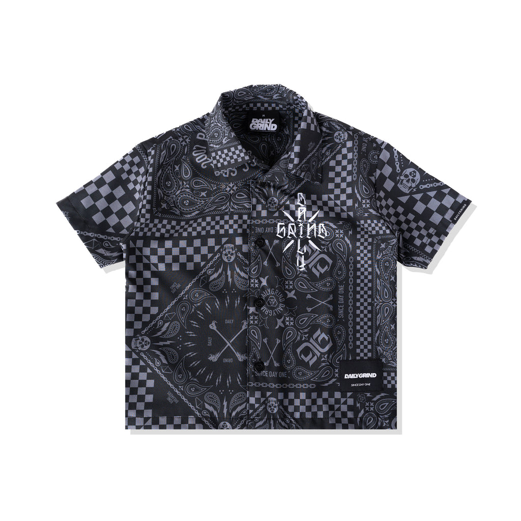 DAILY GRIND KIDS DROPLET POLO FOR KIDS BLACK