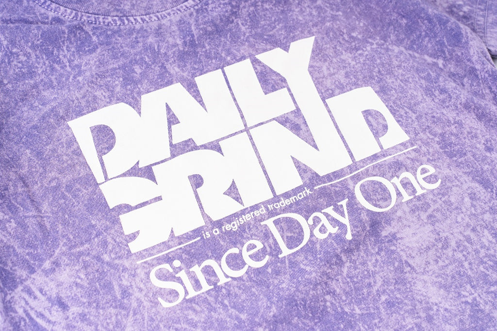DAILY GRIND KIDS SHEAR WASHED TSHIRT FOR KIDS PURPLE