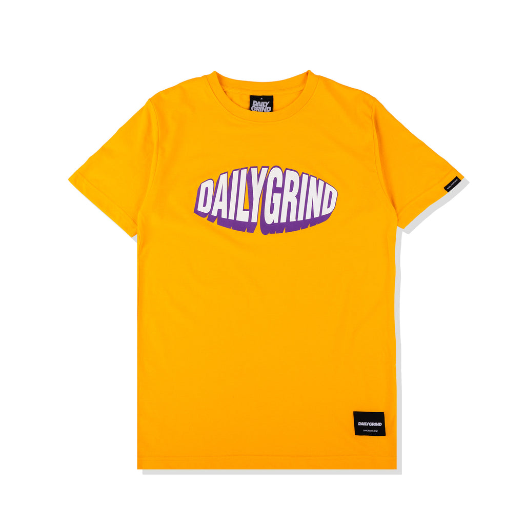 DAILY GRIND OVOID TSHIRT CHROME YELLOW